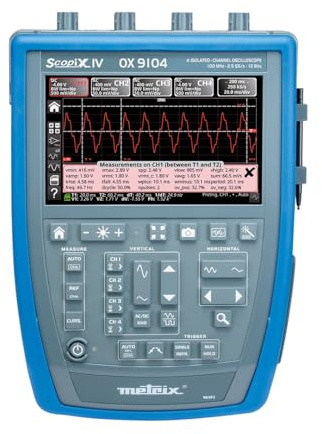 Oscilloscope numérique Metrix OX 9104 100 MHz 4 canaux 2.5 Géch/s 100 kpts 12 bits mémoire numérique (DSO), appareil ma