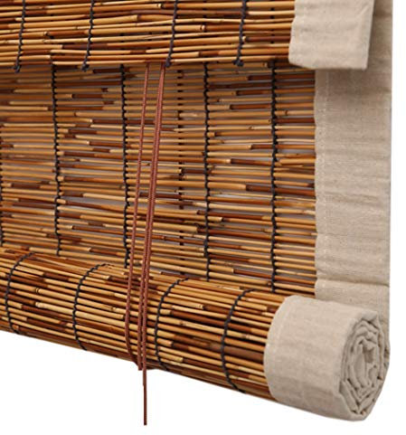 HHXX Les Rideaux en Rouleaux De Roseau, Les Rideaux en RéTro, Peuvent êTre LevéS Et AbaisséS, Les Stores Pare-Soleil Et De Radioprotection,Peuvent êTre PersonnaliséS