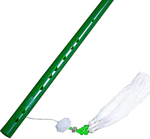 SciAza flute a bec flute enfant flute irlandaiseFlûte transversale imitation jade de style ancien, un instrument à vent pour étudiants, débutants et adultes(Color:G)