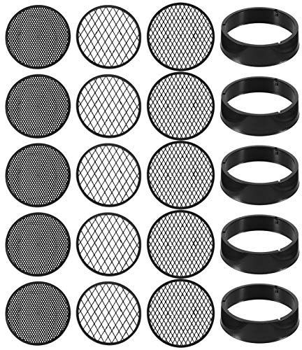 DELURA Earth Sieve Sand Sieves 5 Sets/ 20pcs Sifting Pan Plastic Garden Mesh Screen Gardening Sieve Succulent Plant Sand Stone Filter Tool Gardening Supplies Garden Soil Screen Soil Sieve/755