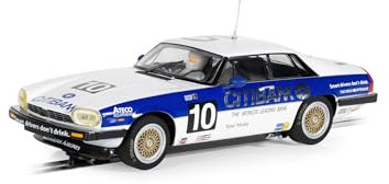 Scalextric C4400 1:32 Jaguar XJS 1986 Barthurst Goss HD - Slotcar, Rennbahn, Auto für Rennbahn, Rennbahnauto, Rennbahn, Kinderspielzeug, Zubehör für Rennbahnen, Weiß