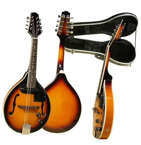 Mandolins Instrument for Beginner Electric Sound Full Single Mandolin Musical Instrument Folk Musical Instrument With ABS Hard Case