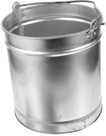 BESPORTBLE Fireplace Ash Bucket Metal Bin for Hot Ash for Cleaning Fireplaces Stoves and Barbecues Stylish Design for Home and Garden Use