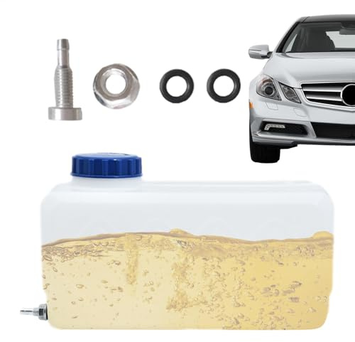 Ölbehälter – Ölspeicher-Fahrzeug-Organizer, Heizöl-Wassertank-Behälter, auslaufsicherer Ölkrug Autobedarfstank, Auto-Ölbehälter, durchscheinender Behälter großer Kapazität, tragbarer voller Tank