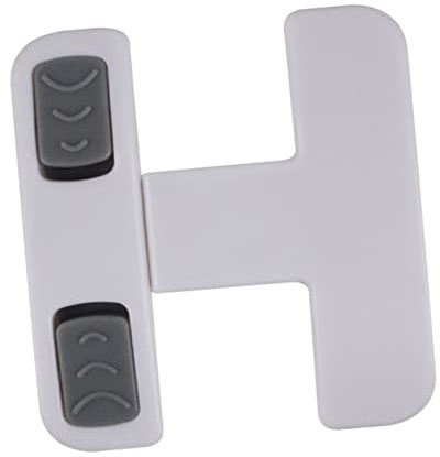 Verrou de Sécurité Bébé Auto-adhésif pour Réfrigérateur, Blanc | Plastique, Anti-pincement et Facile à Retirer, Usage la Cuisine ou Chambre, Pose Simple