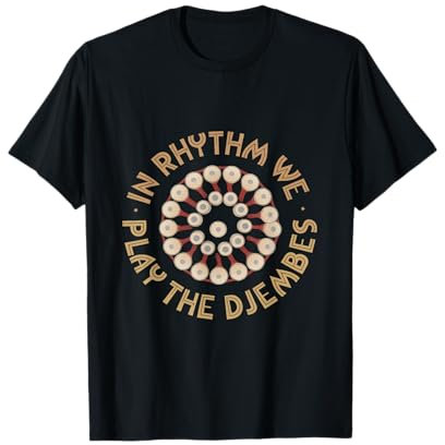 Im Rhythmus spielen wir die Djembe T-Shirt