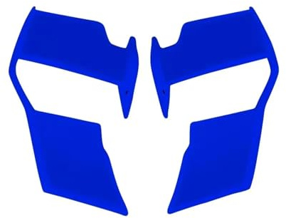 Alettone Moto Alette per Moto Adatto per BMW S1000R M1000R S1000 R M1000 R 2021-2024 Parabrezza Nero Spoiler Anteriore aerodinamico Winglet(Blue)