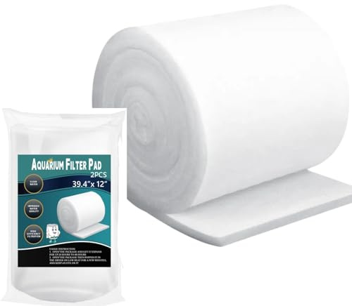 MDYPUINO Aquarium Filter Pad 39.4 x 11.8in Aquarium Filter Media for Crystal Clear Water Fish Tank Ponds Garden Saltwater Fershwater Plant Trutle