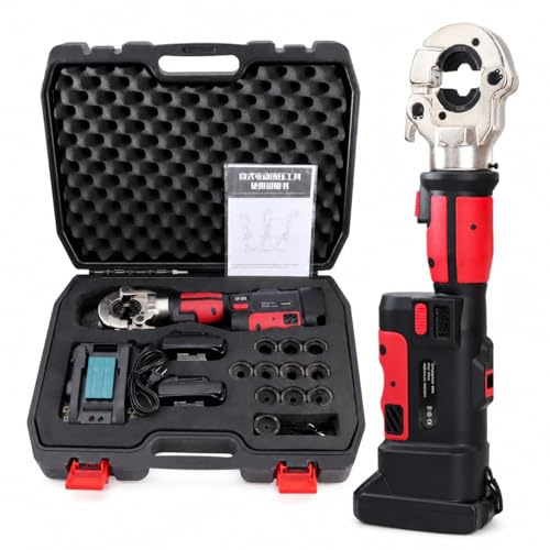 Kit de herramientas de crimpado hidráulico eléctrico, 16-300 mm², crimpadora profesional para terminales de batería eléctrica y conectores de cable