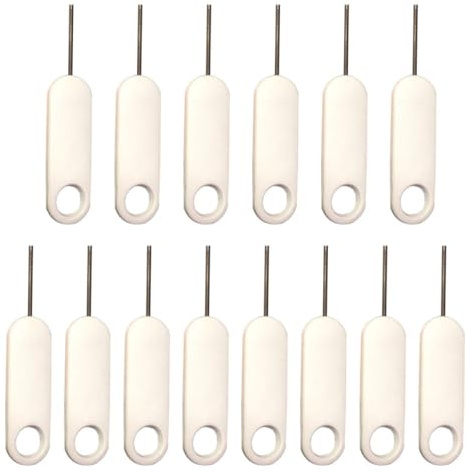 NAMOARLY 20 Agujas para Extraer Tarjeta Sim de Teléfonos Móviles, Extractor de Bandeja Sim de Metal, Accesorio para Smartphones, Paquete de 20 Piezas