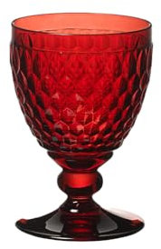 Villeroy & Boch Boston Copa Vino Tinto Rojo, Apto para Lavavajillas, Copa De Vino Cristal, Copa Vino Tinto Grande, Vidrio De Cristal
