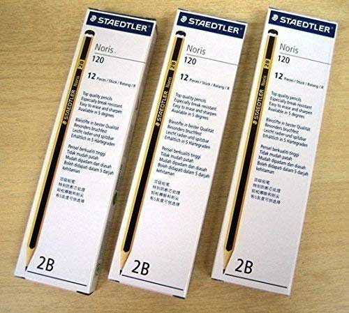 Staedtler Noris Bleistifte, 2B, Box mit 36 Stück