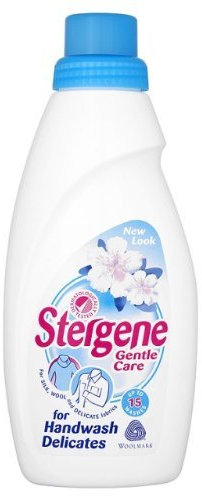 Stergene Gentle Care Washing Detergent for Cashmere Wool, Silk and All Delicate handwash only Fabric 500ml (15 Washes) by Unknown