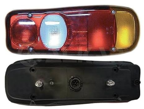 Alkar 9712005 Heckleuchte, Rueckfahrleuchte, Nebelleuchten hinten