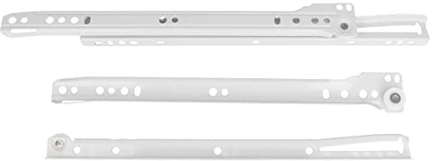 Amig - 75050-set 20 | Ergonomisch & Handbetrieben | Schließblech Haustür mit Schnapper | Lüftungsgitter Weiß | Halterung für Fensterläden, Weiß, 500 x 37 mm, Legierter Stahl
