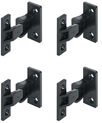 HAFELE Keku AS Push Fittings, Load Capability 20kg (4 Pairs)