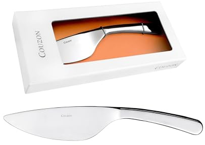 COUZON - Couteau et pelle à tarte - Byzance - Acier inoxydable 18/10, Finition Miroir, Longueur 270 mm - Inox