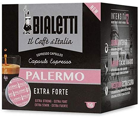 80 capsules de café Bialetti Caffè d'Italia Palermo (goût extra fort)