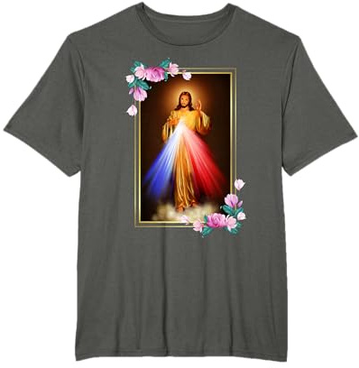 Divina Misericordia Gesù Cristo, Sacro Cuore di Gesù Dono Maglietta