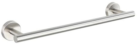 WENKO Asta portasciugamani Bosio opaco, portasciugamani lungo con molto spazio per asciugamani, valore massiccio in acciaio inossidabile antiruggine con finitura opaca, 40x5,5x7cm