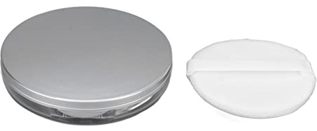 Leerer Behälter für Make-up-Puder, Nachfüllbare Box für Losen Puder, Kosmetische Puderquaste, Lose Puderquasten-Pads, Puderetui mit Puderquaste für Körperpuderquaste und Behälter