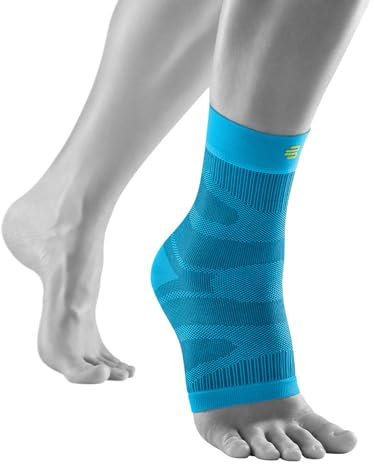 BAUERFEIND Sleeve für dein Sprunggelenk „Sports Compression Ankle Support“, 1 Unisex Sprunggelenkbandage mit Kompression, Knöchelschutz für Laufen, Fitness und Ballsportarten, Rechts & Links tragbar