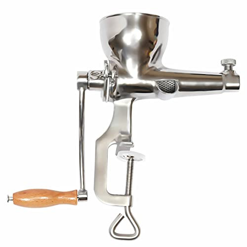Treeisland Manuelle Obstpresse Klein Obst Gemüse Saftpresse Beerenpresse Edelstahl Entsafter für Obst und Gemüse