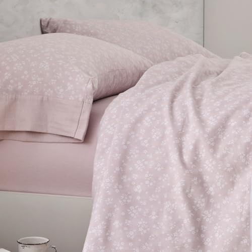 Burrito Blanco | Sábanas de Franela de algodón | Cama de 180cm. (+Medidas Disponibles) | Diseño 572 | Color Nude (180x190/200cm.)