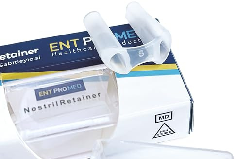 ENTPROMED Nostril Retainer, Silicone Tubes for Post Nasal Surgery, After Rhinoplasty