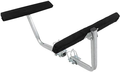Americangaslogs Boat Trailer Guides 2 Foot Bunk Boards Kit - 24 Inch Carpeted Guide On Tilting Side Bunks for High Beam, Box or C-Channel Trailers with Mounting Frames and Hardware