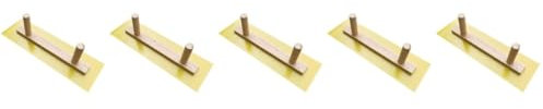Uonlytech 5pièces Spatule à Pour Plaques De Plâtre Outil De Finition Mural Grattoir à Plâtre Avec Double Poignée Outil De Lissage Pratique Pour De Construction