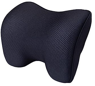 MAGICLULU Auto Nackenstützkissen Aus Memory-schaum Für Kopfstützen Ergonomisches Reise-kopf-nackenkissen Autositz-kopfstützenpolster Kopf-nackenkissen Dunkelschwarz