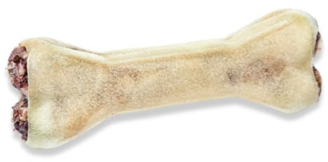 GUSTO PETS tuggben för hund med nötkött 17 cm – 100 % naturligt hundmellanmål, stöder tandvård och tuggbehov, tillskottsfoder för vuxna hundar, tillverkad i EU