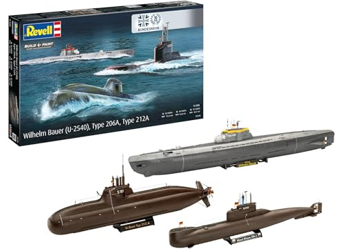 Revell Modellbau 70 Jahre Bundeswehr:Wilhelm Bauer,Type 206A,Class2