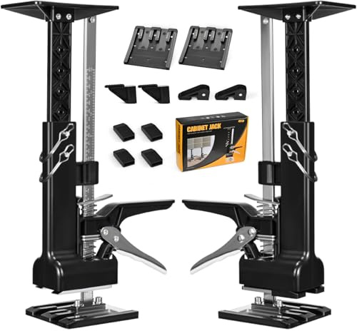Zyncove 3-in-1 Multi Labour-Saving Arm, 2 Pieces Multifunctional Hand Lifting Tool, with Cabinet Trolley Jack Support Bar & Woodworking Clamps, Arm Hand Tool Lifter, Ceramic Tiles Height Regulator