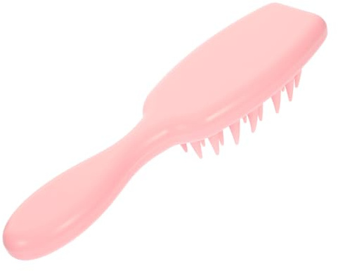 VALICLUD 3 Stück Shampoo-massagekamm Haarkamm Waschen Haarshampoo-bürste Kopfhaut Handhaben Kämme Schuppen Shampoo Pinsel Haarbürste Waschen Bürstenshampoo Kopfmassage Dusche Rosa Abs