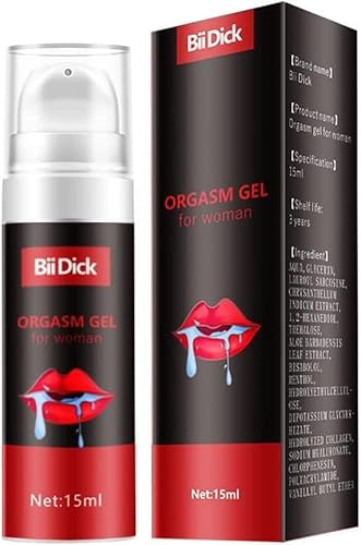 Orgasm Gel, Women Exciter. Sex Toys Lubricant. Female Orgasmic Sexual Vagina Stimulant. Intense Libido Enhance Climax. Use for Gifts for Women, Dildo & Vibrator. Water Based lube. BDOG
