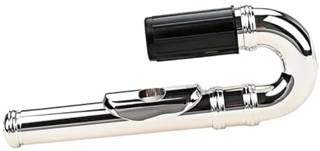 HEMOTON Metall Flötenkopf Ersatz Mundstück für Leichtes Langlebiges Holzblasinstrument Zubehör Praktisch für Tägliche Übung und DIY Flötenbau
