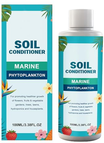 Ammendanti per Terreno - Concime Liquido 100ml,Nutriente Biologico Ricco,da Interno ed Esterno per Fiori, Ortaggi, Piante Grasse, Idrocoltura, Cactus, Orchidee, Bonsai, Giardino