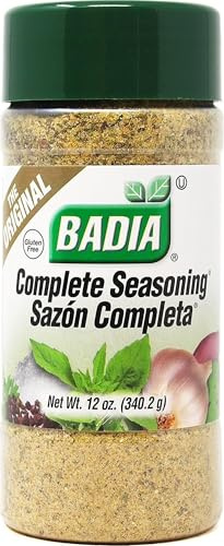 Badia Complete Seasoning 12 OZ | All-Purpose Spice Blend Of Garlic, Onion, Salt, Pepper, Herbs & Spices, Savory Signature Blend