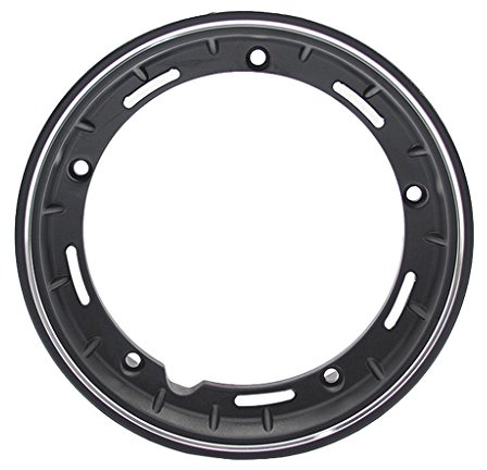 Homyl Llanta Borde de Rueda Reemplazable Parte de LML T5 PX aleación de aluminio, Negro