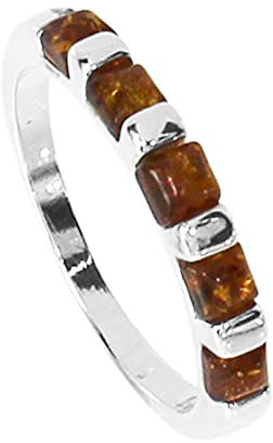 Ring - Suzette - Silber 925/000 - Bernstein