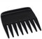 Peigne de Coiffure Professionnel Texturé à Mèches, Peigne Démêlant Pompadour Slickback à 8 Dents Largement Espacées, Soins de la Barbe, Modelage, Shampoing Humide, Peigne de Coiffure, Bureau, Salon