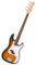 Squier by Fender Debut Collection Precision Bass Guitar, Laurel Fingerboard, White Pickguard, 2-Colour Sunburst