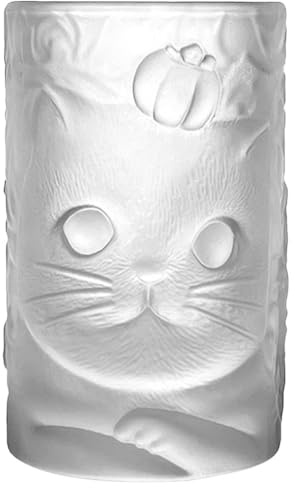 Zerodeko Reusable Glass Cat Cup 120ml for Drinking Tea and Coffee with Elegant Design, Easy to Clean for Birthday Party Use