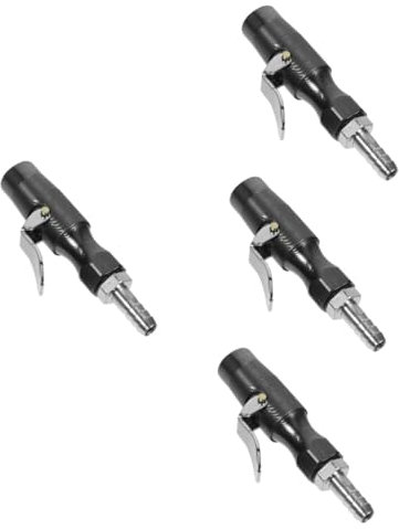 Gatuida 4 Stück Reifenfüllfutter Reifenfüllfutter Schnellkupplung Luftfutter Schnellkupplung Reifenfüllgerät Luftfutter Luftfutter Für Reifen Aufpumpen Verriegelungsfutter