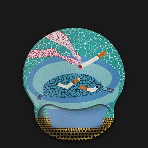 Tapis De Souris en Silicone en Mousse À Mémoire De Forme Citrouille, Tapis De Souris Souple Portable pour Jeu De Poignet