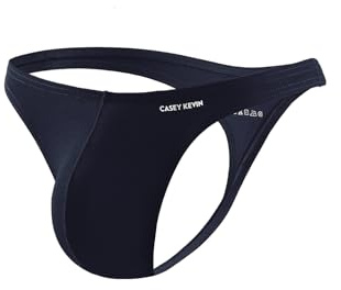 Casey Kevin mäns string sexig tanga män underkläder med utbuktning kalsonger, K6 marinblå, S