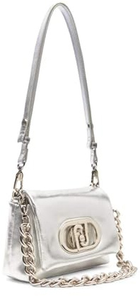 LIU JO Lapuffy ECS Crossbody Bag S Silver