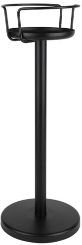 Buddy´s Bar – stativ för 8 l vinkylare/champagnekylare, högkvalitativt stativ av metall/zinkgjutning, diameter upptill – insida 21 cm och utsida 24,5 cm, fot Ø 26,5 cm, höjd 73 cm